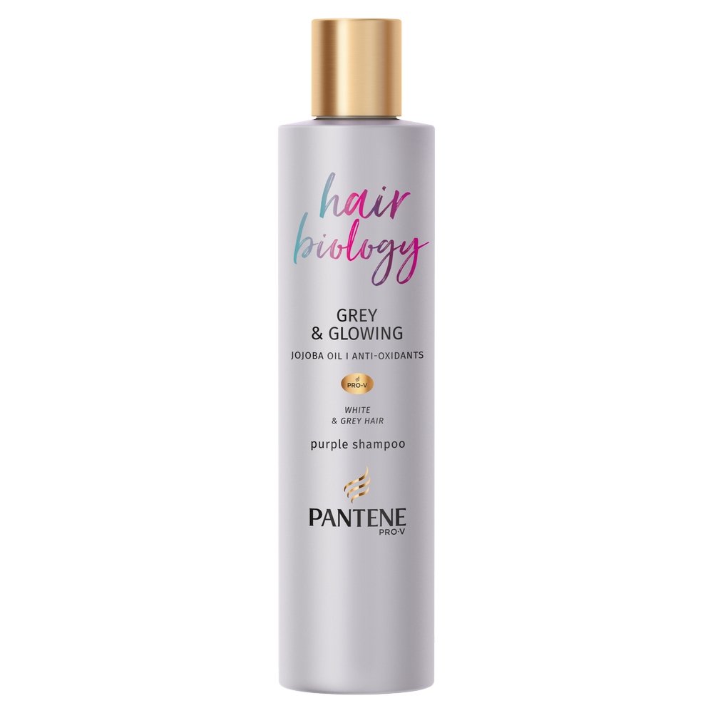 Pantene Pro V Hair Biology Grey & Glowing Σαμπουάν για Λευκά/Γκρίζα Μαλλιά, 250ml