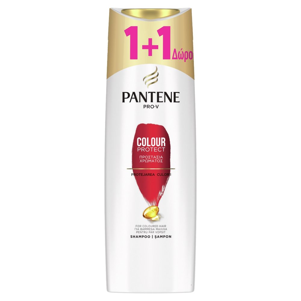 Pantene Promo Pro-V Σαμπουάν Προστασίας Χρώματος για Βαμμένα Μαλλιά 1+1 Δώρο, 720ml