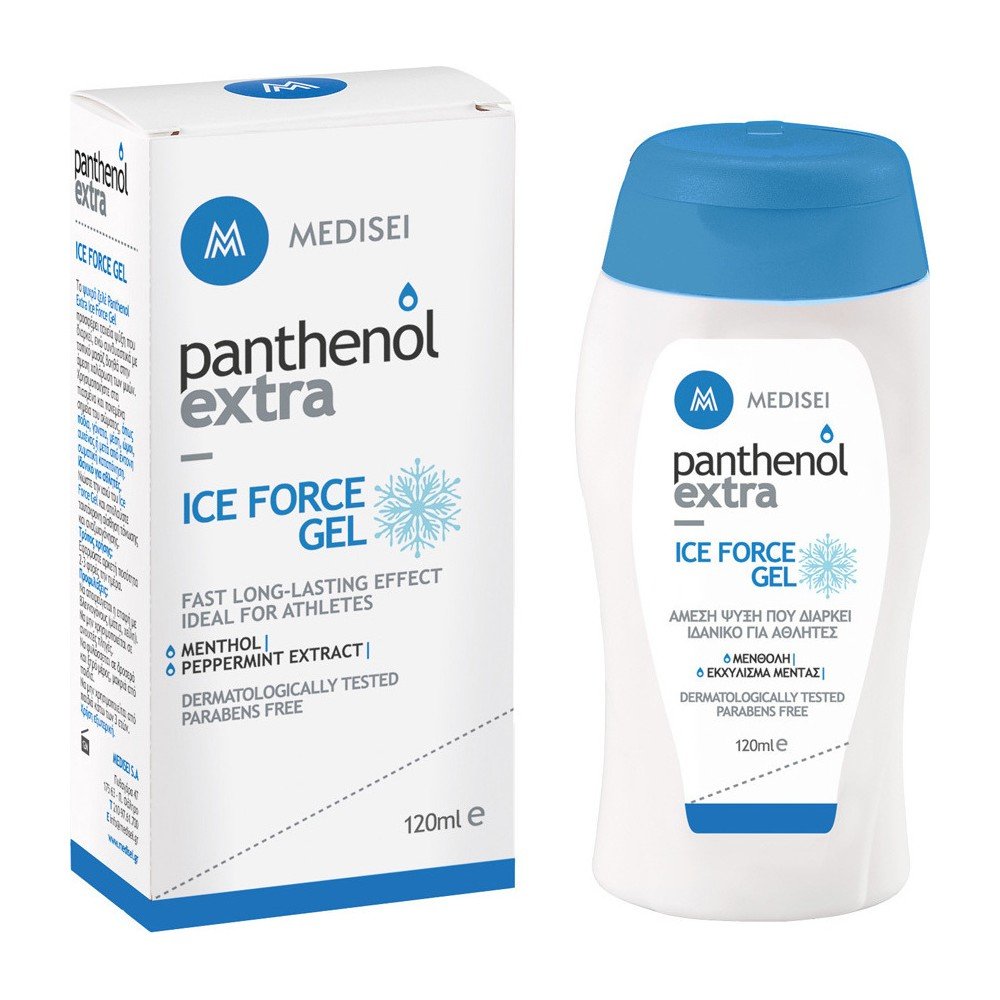 Panthenol Extra Ice Force Gel Κρυοθεραπεία, 120ml 