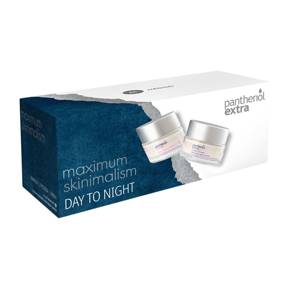 Panthenol Extra Promo Maximun Skinimalism Day to Night Extra Day Cream, 50ml & Extra Night Cream, 50ml