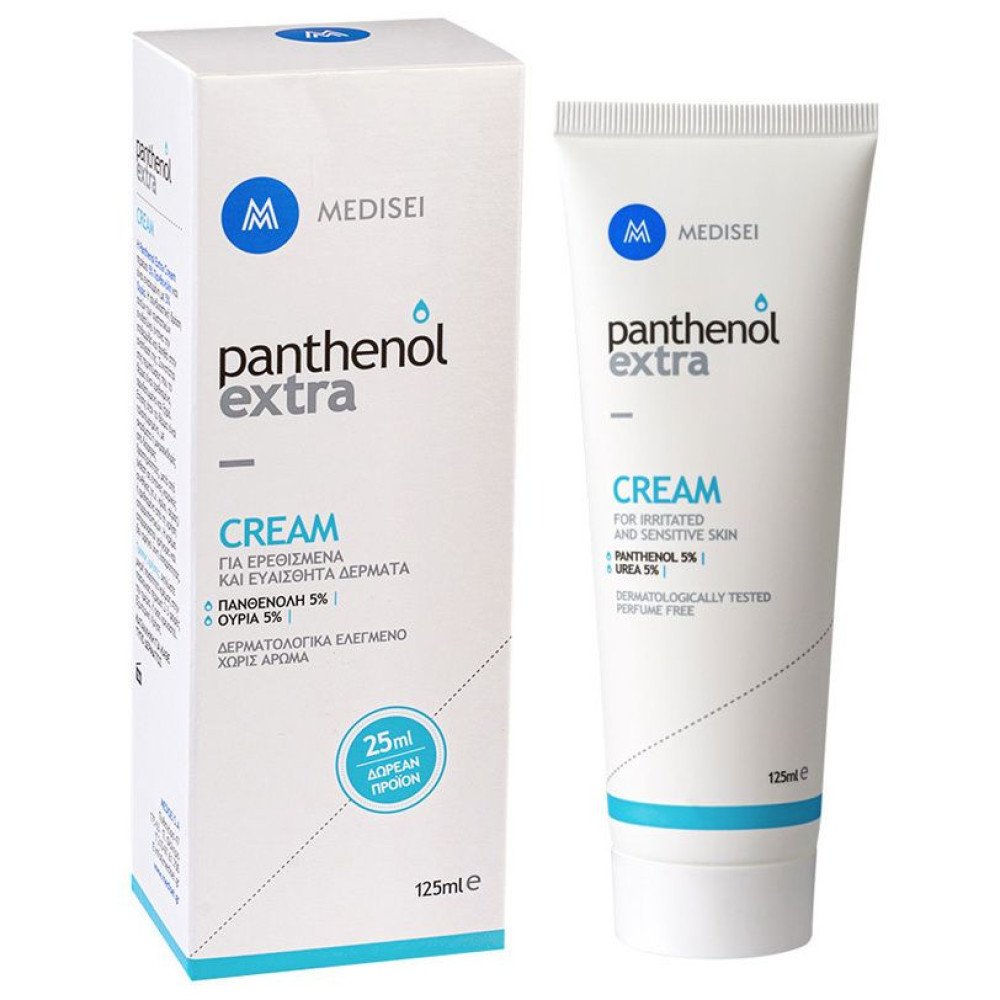 Panthenol Extra Promo Cream Κρέμα Για Ερεθισμένα & Ευαίσθητα Δέρμα +25ml Δωρεάν Προϊόν, 125ml