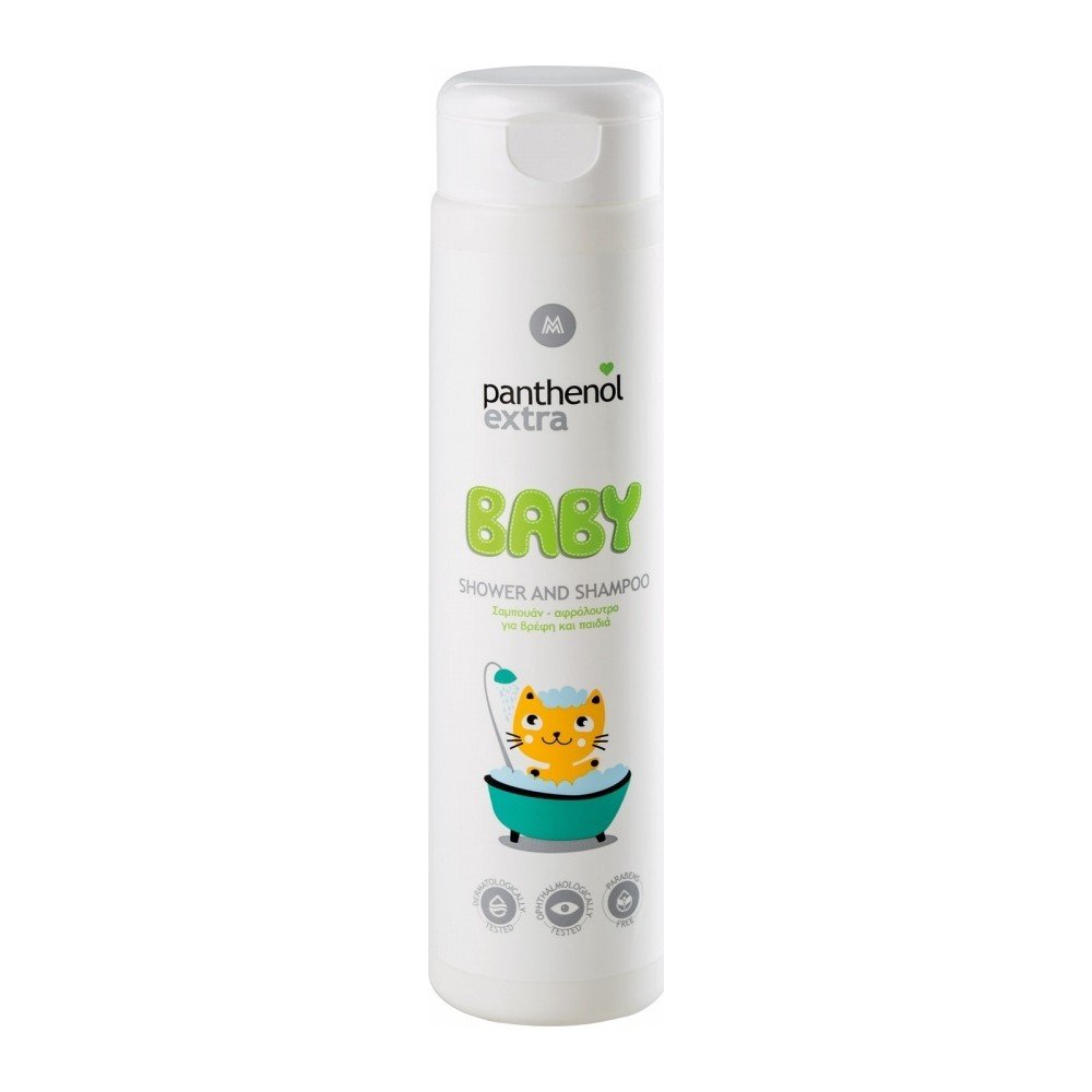 Panthenol Extra Baby Shower And Shampoo Σαμπουάν Αφρόλουτρο για Βρέφη και Παιδιά, 300ml