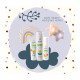 PANTHENOL EXTRA Σετ Stars & Babies, Baby Shower & Shampoo - 300ml, Baby Body Milk - 125ml, Baby Nappy Cream - 100ml & Δώρο Φωτιστικό Αστεράκι Γκρι