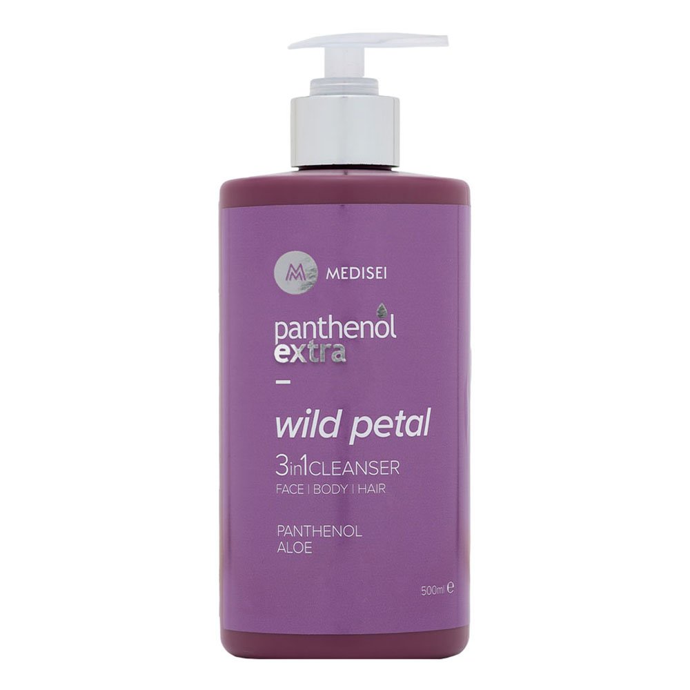Panthenol Extra Wild Petal 3 in 1 Cleanser Καθαριστικό για Πρόσωπο/Σώμα/Μαλλία, 500ml