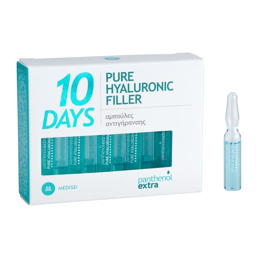 Medisei Panthenol Extra 10 Days Pure Hyaluronic Filler Αμπούλες Αντιγήρανσης, 20ml