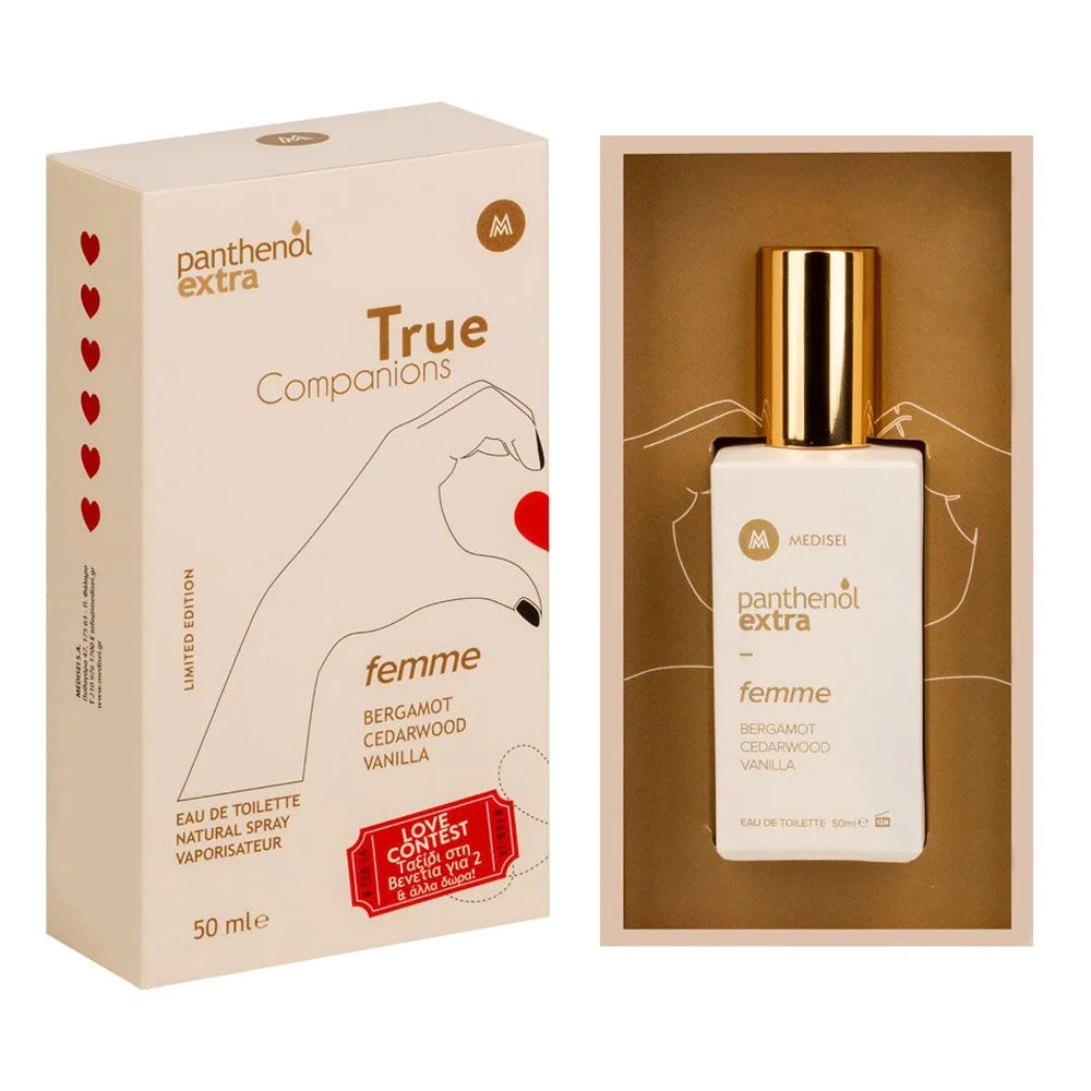 Medisei Panthenol Extra True Companions Femme Eau de Toilette - Limited Edition, 50ml Medisei Panthenol Extra True Companions Femme Eau de Toilette - Limited Edition, 50ml
