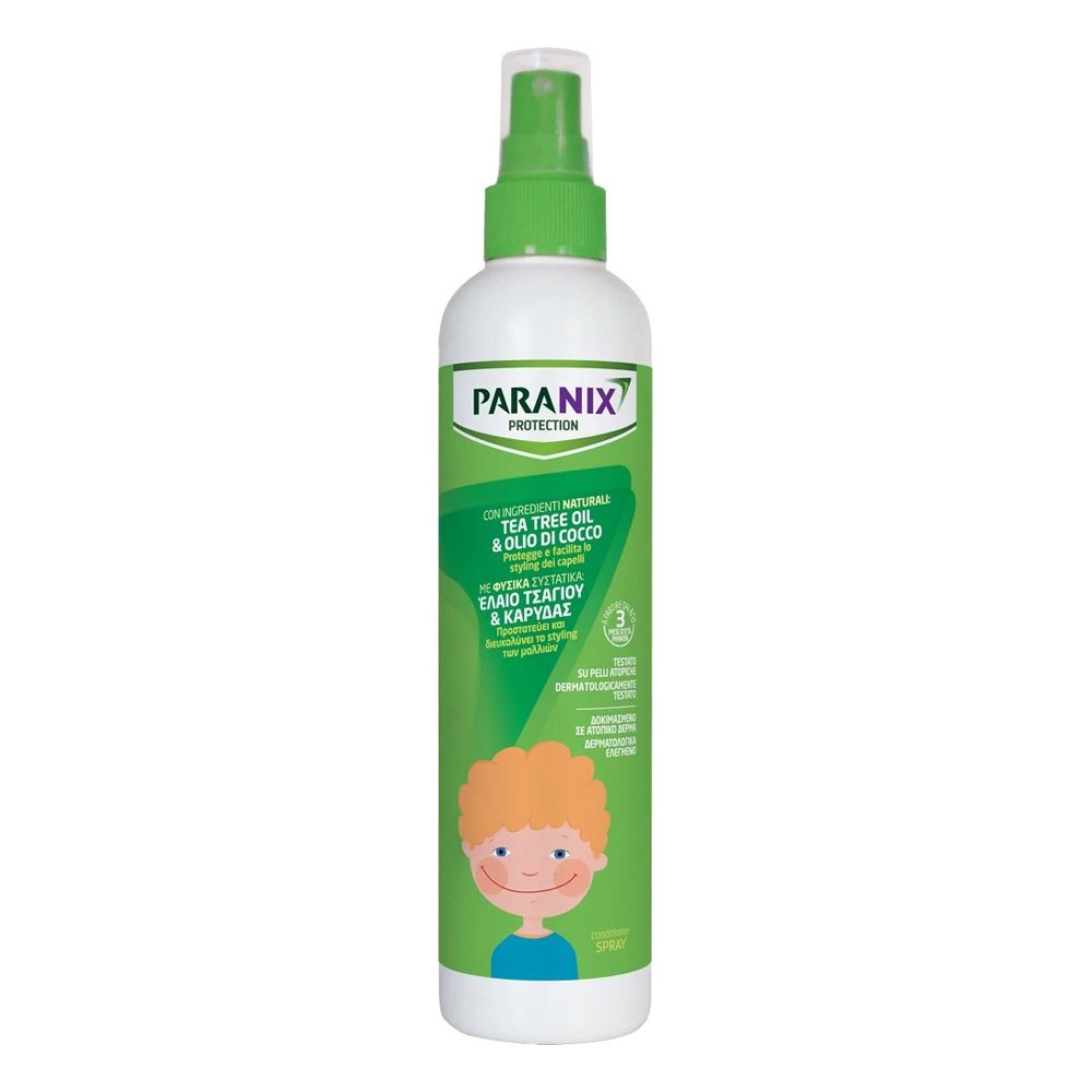 Paranix Protection Αντιφθειρικό Styling Spray με Έλαιο Τσαγιού και Καρύδας για Αγόρια, 250ml