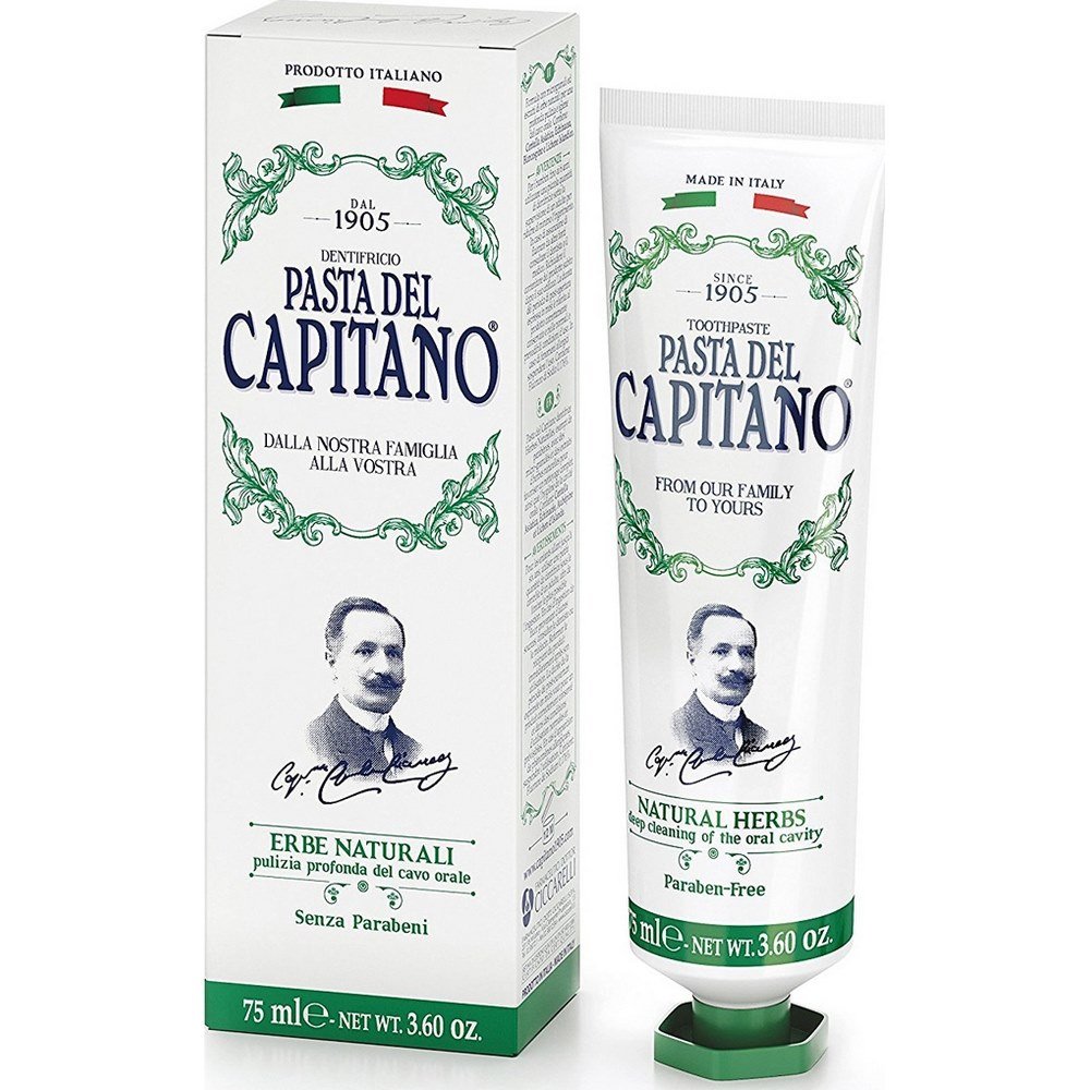 Pasta del Capitano Herbal Toothpaste Φυτική Οδοντόπαστα, 75ml