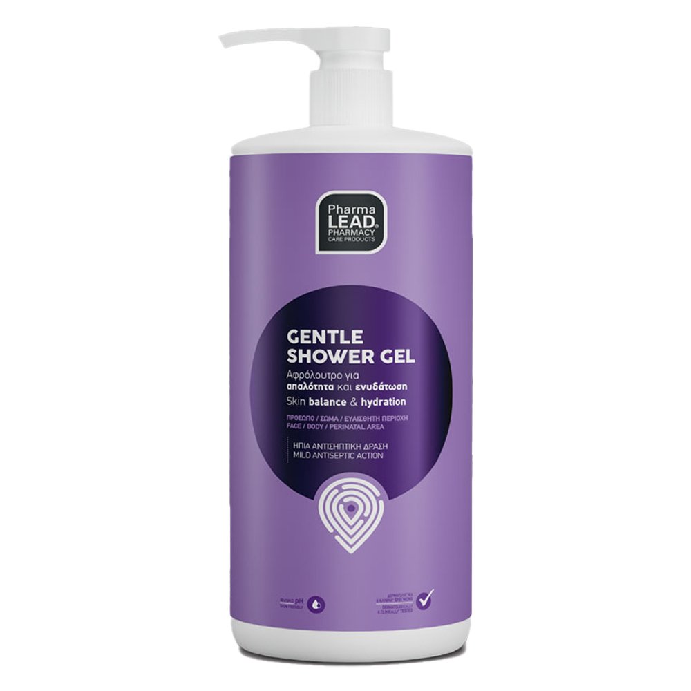 PharmaLead Gentle Shower Gel Αφρόλουτρο για Καθημερινό Καθαρισμό Τόνωση & Αναζωογόνηση, 1000ml