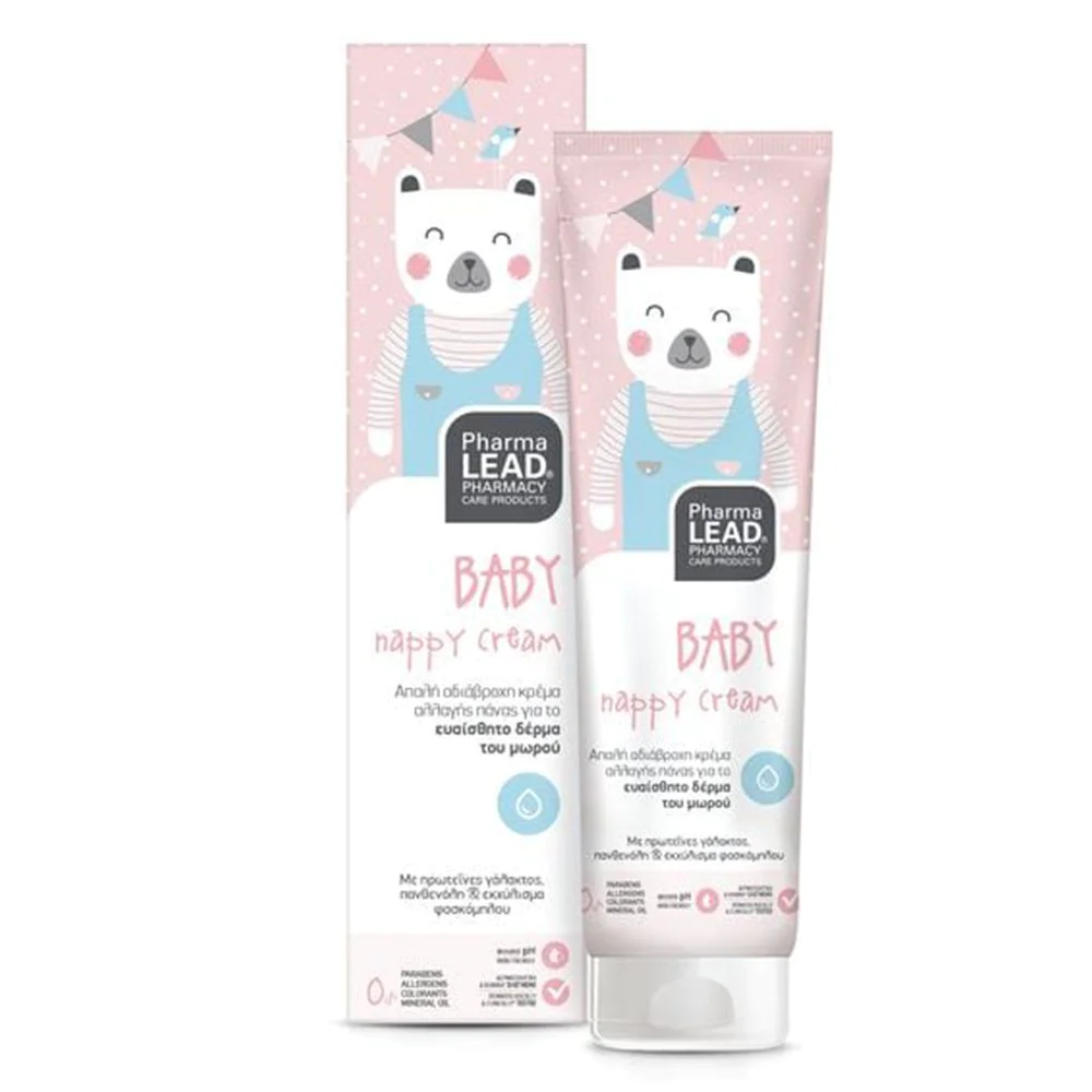 Pharmalead Baby Nappy Cream Απαλή Βρεφική Αδιάβροχη Κρέμα Αλλαγής Πάνας, 150ml Pharmalead Baby Nappy Cream Απαλή Βρεφική Αδιάβροχη Κρέμα Αλλαγής Πάνας, 150ml