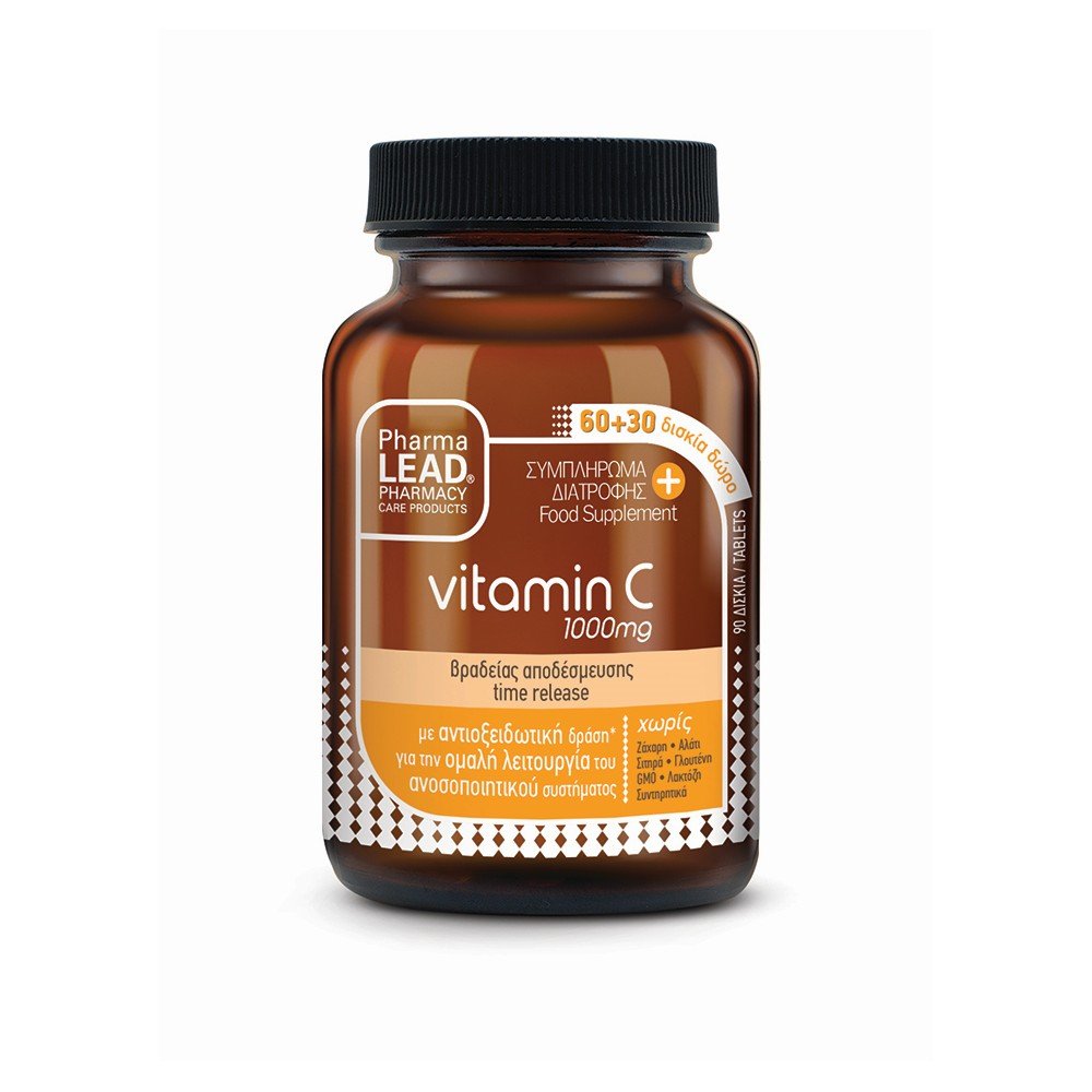 Pharmalead Vitamin C 1000mg Time release, 90 ταμπλέτες
