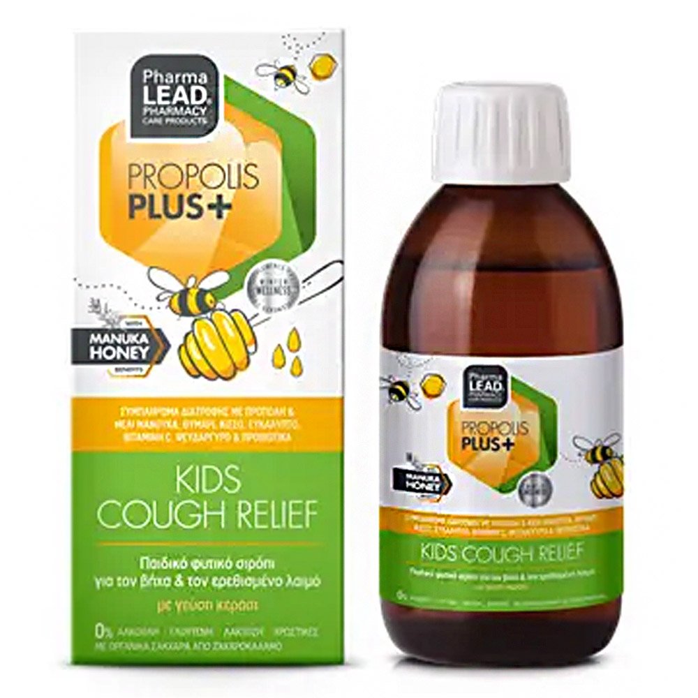 Pharmalead Propolis Plus+ Kids Cough Relief Παιδικό Φυτικό Σιρόπι για τον Βήχα, 200ml