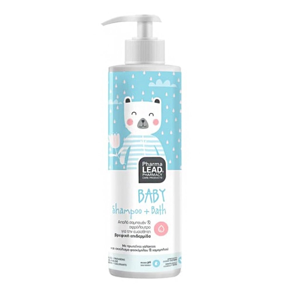 PharmaLead Baby Shampoo&Bath, Απαλό Σαμπουάν & Αφρόλουτρο Για Την Ευαίσθητη Βρεφική Επιδερμίδα, 500ml PharmaLead Baby Shampoo&Bath, Απαλό Σαμπουάν & Αφρόλουτρο Για Την Ευαίσθητη Βρεφική Επιδερμίδα, 500ml