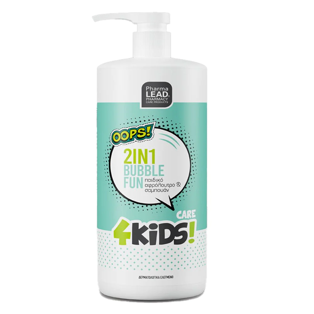 Pharmalead 4Kids 2 Σε 1 Bubble Fun Αφρόλουτρο / Σαμπουάν, 1000ml