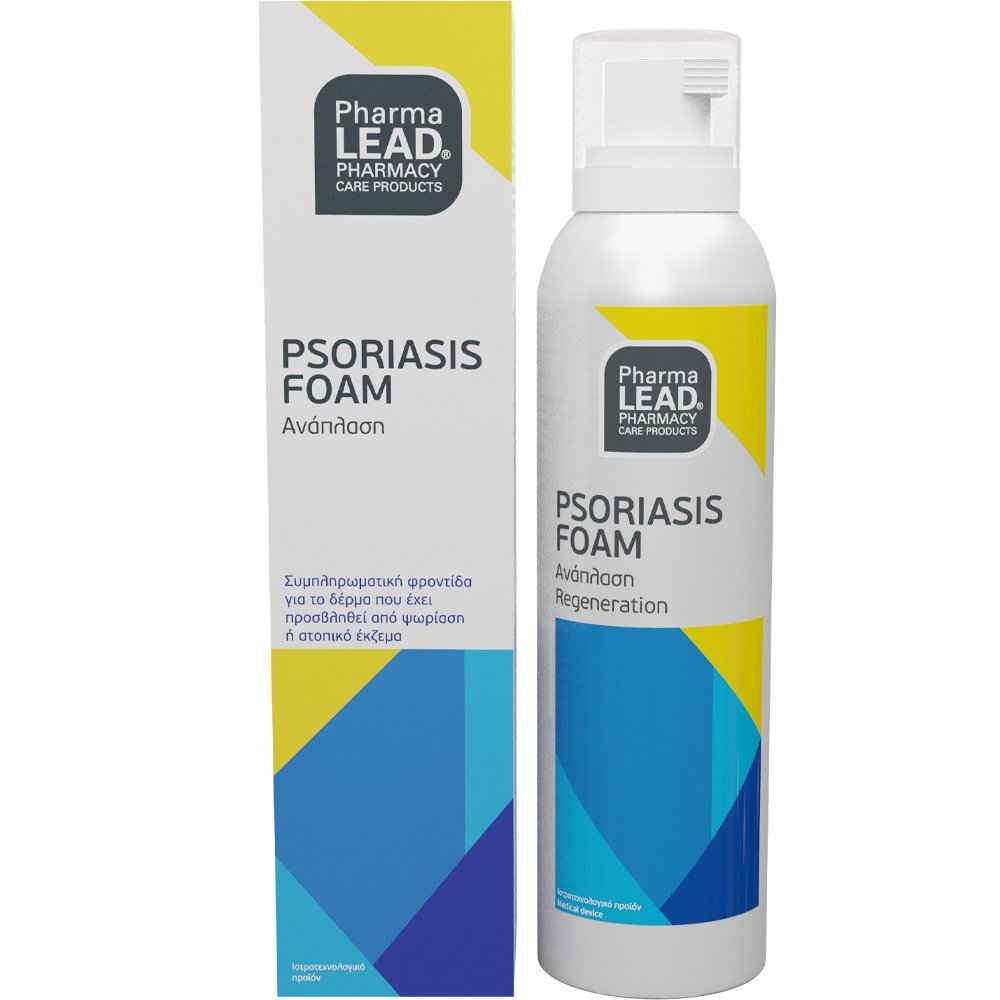 Pharmalead Psoriasis Foam Ανάπλαση, Συμπληρωματική Φροντίδα για το Δέρμα που έχει Προσβληθεί από Ψωρίαση ή Ατοπικό Έκζεμα, 150ml