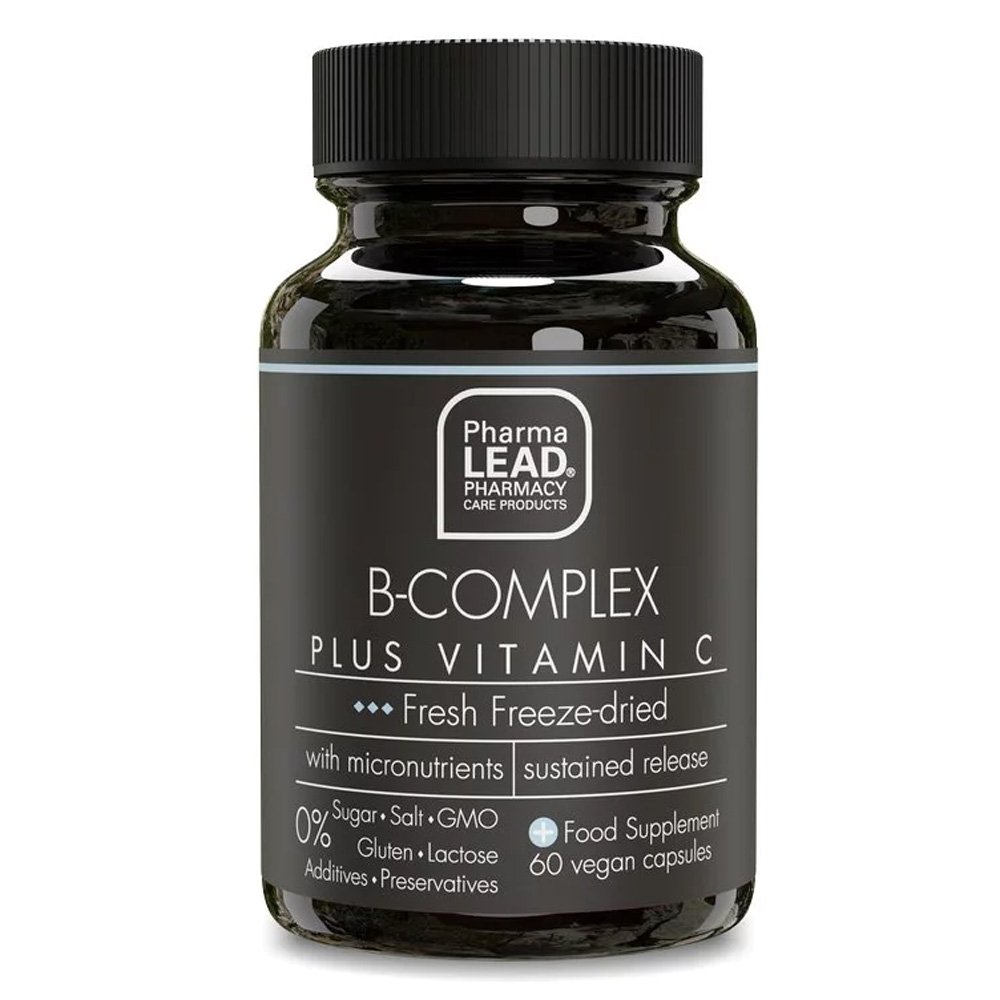 Pharmalead Black Range B-Complex Plus Vitamin C για Ομαλή Λειτουργία Νευρικού & Ανοσοποιητικού Συστήματος, 60caps
