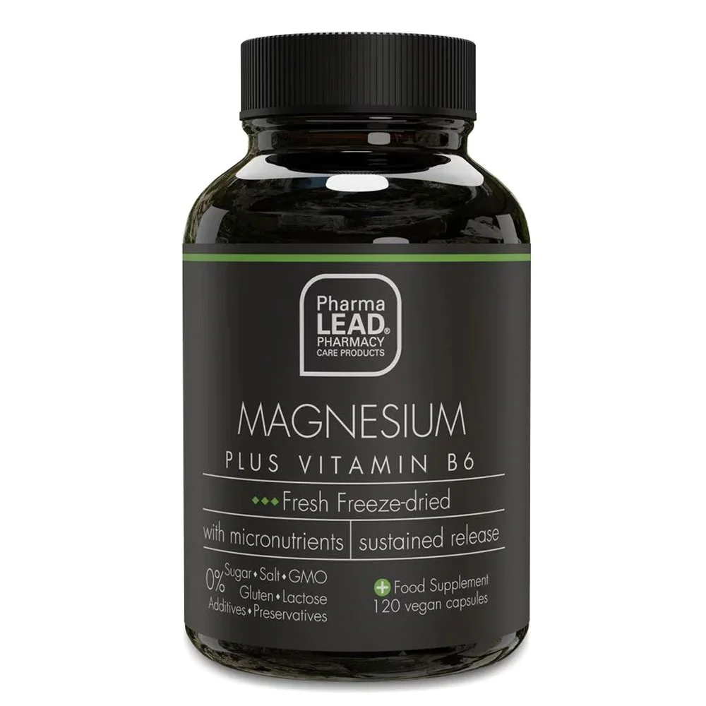 Pharmalead Black Range Magnesium Plus Vitamin B6 Ομαλή Λειτουργία των Μυών & του Νευρικού Συστήματος, 120caps Pharmalead Black Range Magnesium Plus Vitamin B6 Ομαλή Λειτουργία των Μυών & του Νευρικού Συστήματος, 120caps