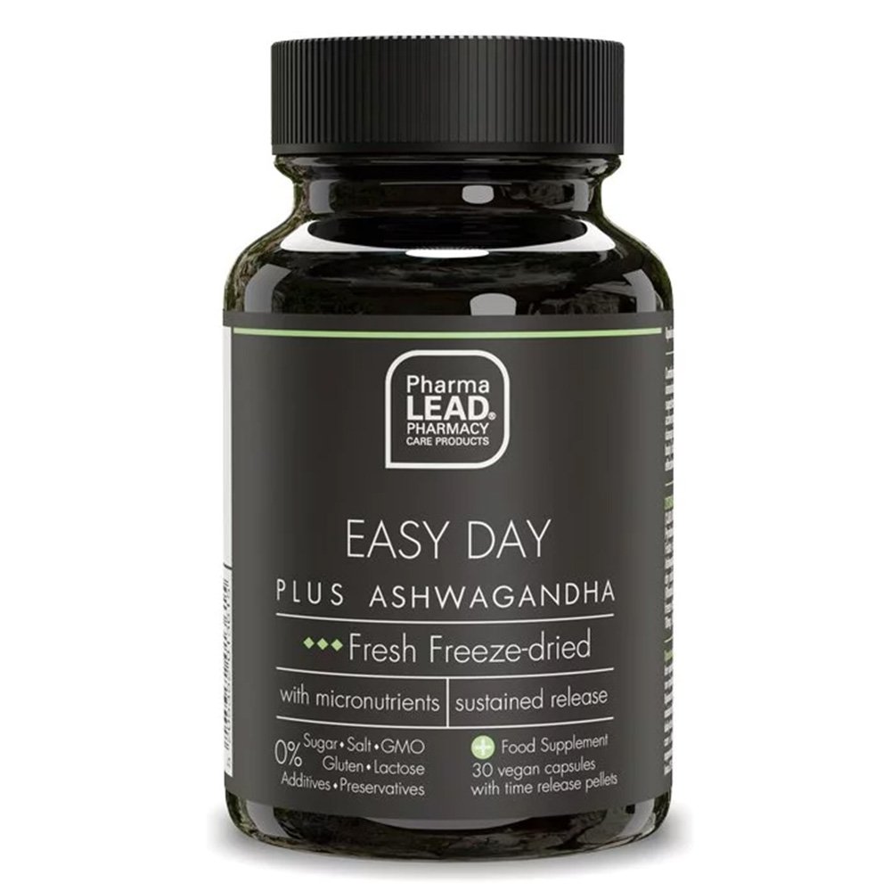 Pharmalead Easy Day Plus Ashwagandha Για Ομαλή Ψυχολογική Λειτουργία, 30caps