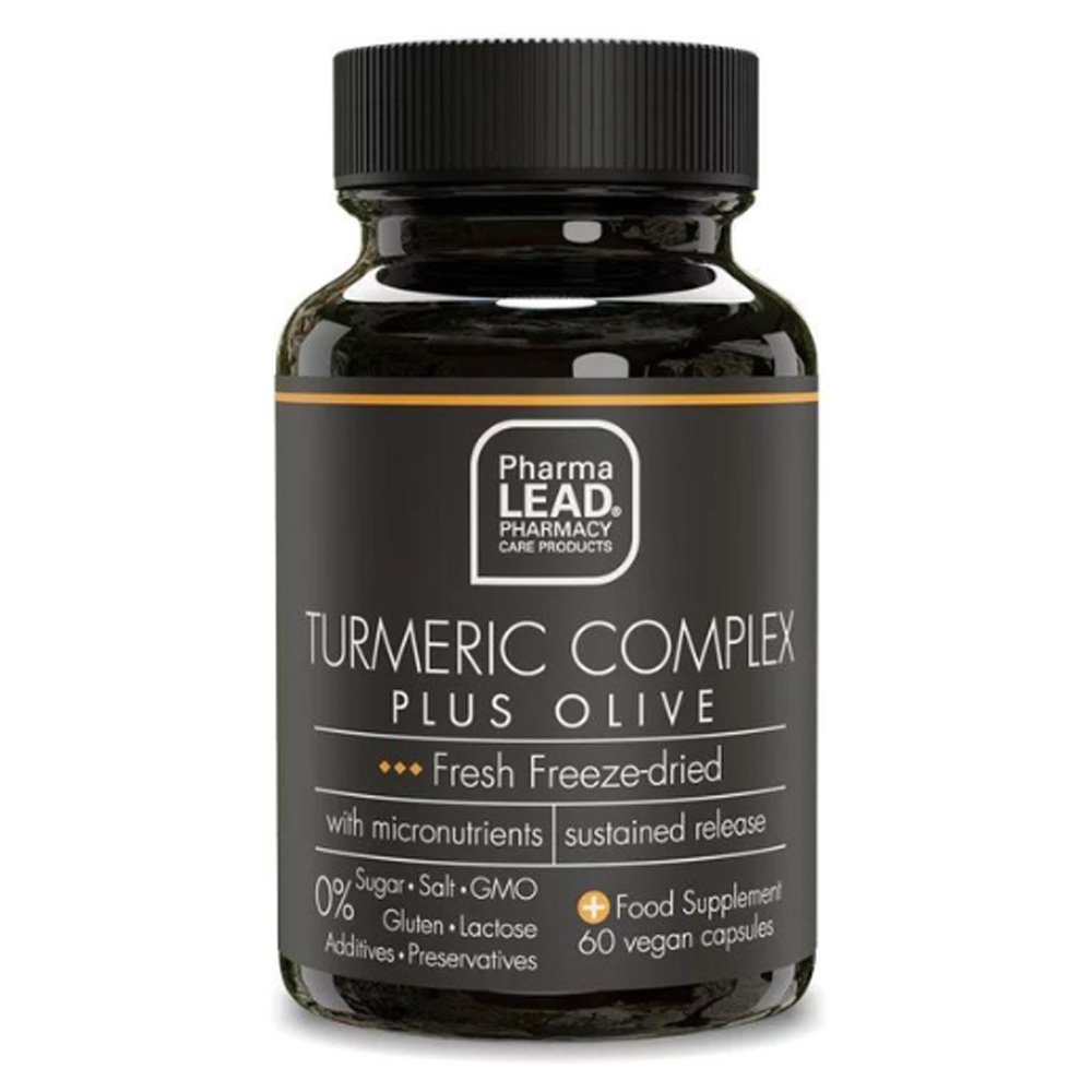 Pharmalead Black Range Turmeric Complex Plus Olive Συμπλήρωμα Διατροφής με Ενισχυμένη Αντιοξειδωτική Δράση, 60caps