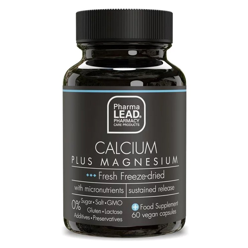 Pharmalead Black Range Calcium Plus Magnesium Καλή Υγεία Οστών, Δοντιών & Μυών, 60caps