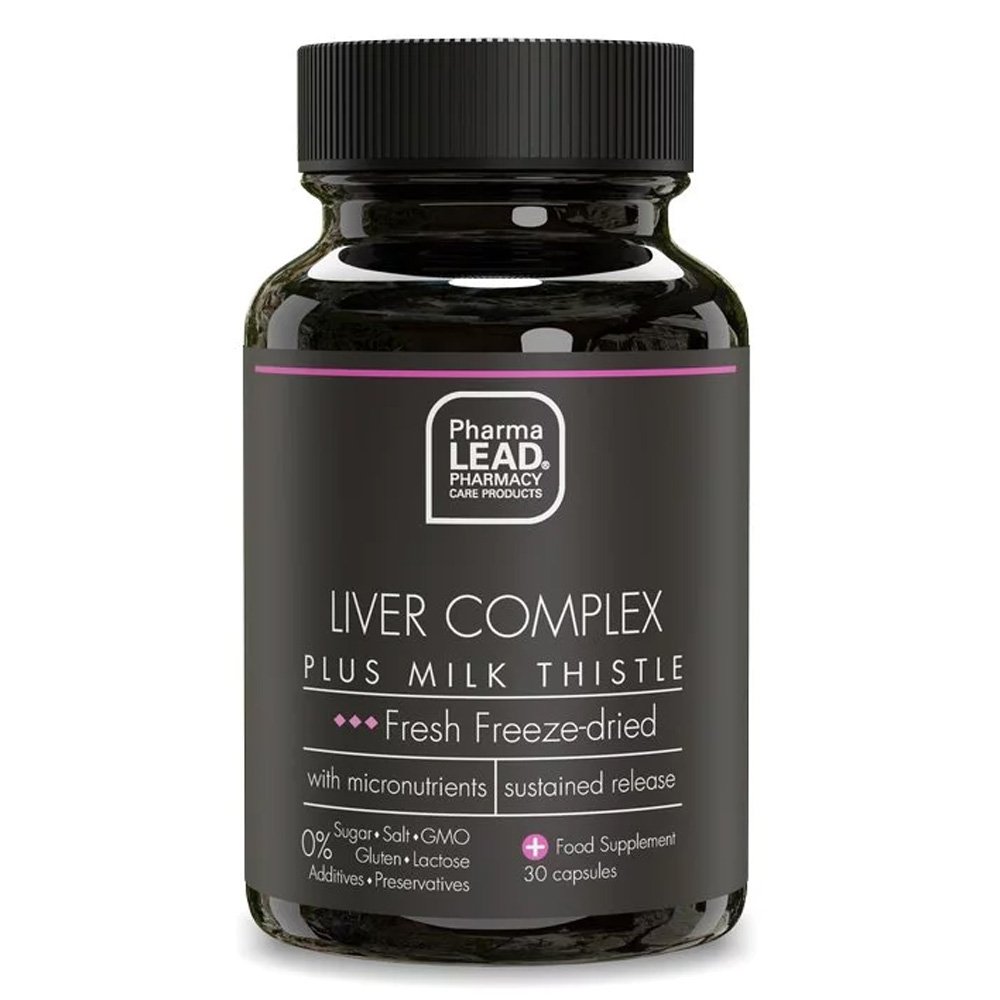 Pharmalead Liver Complex Plus Milk Thistle Διατήρηση της Φυσιολογικής Ηπατικής Λειτουργίας, 30 κάψουλες