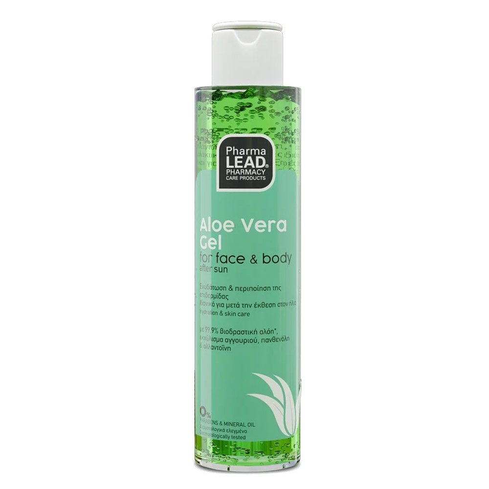 PharmaLead Aloe Vera Gel Με Αλόη, Εκχύλισμα Αγγουριού Πανθενόλη & Αλλαντοΐνη, 150ml