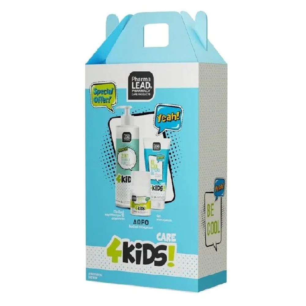 PharmaLead Promo Box 4KIDS Boys 2 in 1 Bubble Fun Σαμπουάν & Αφρόλουτρο 500ml & Be Cool Styling Gel, 150ml & Hurry Up Αποσμητικό Roll-On, 50ml PharmaLead Promo Box 4KIDS Boys 2 in 1 Bubble Fun Σαμπουάν & Αφρόλουτρο 500ml & Be Cool Styling Gel, 150ml & Hurry Up Αποσμητικό Roll-On, 50ml