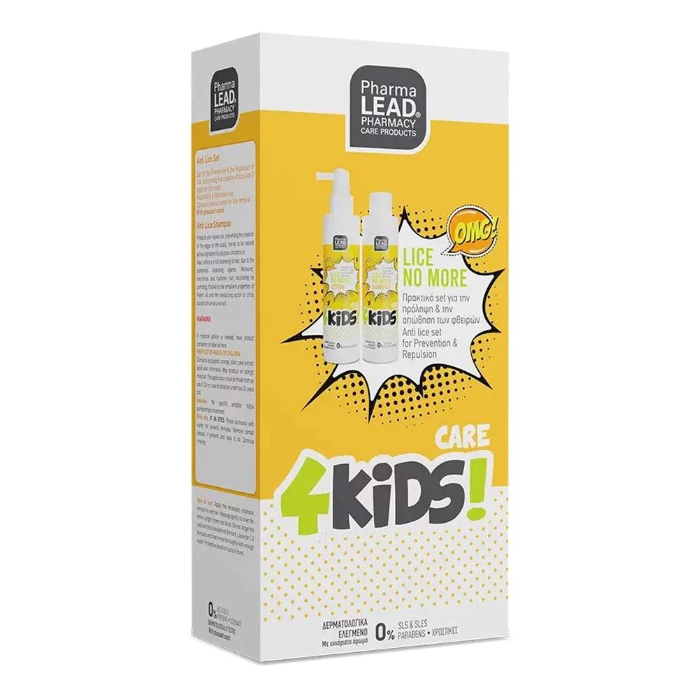 PharmaLead 4Kids Lice No More Set Αντιφθειρικό Σαμπουάν, 125ml & Αντιφθειρική Λοσιόν, 125ml PharmaLead 4Kids Lice No More Set Αντιφθειρικό Σαμπουάν, 125ml & Αντιφθειρική Λοσιόν, 125ml