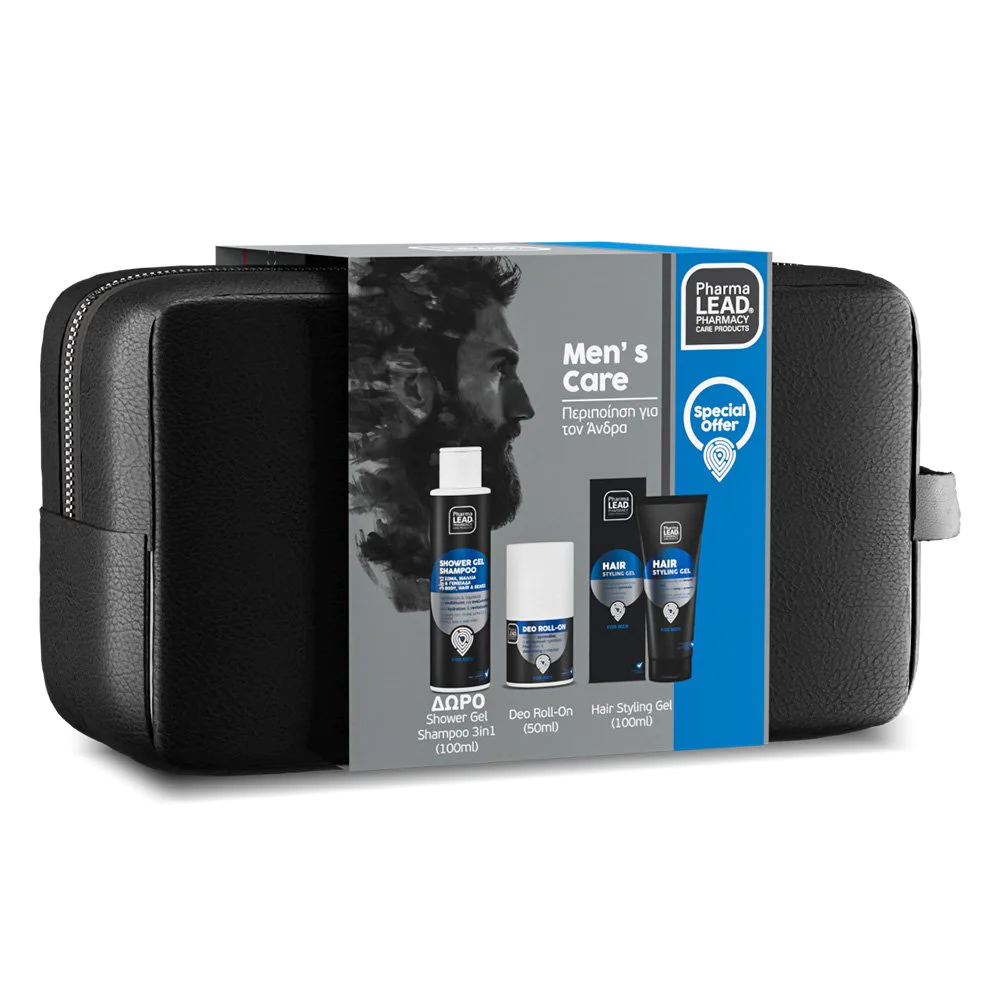 Pharmalead Promo Men’s Care με Deo Roll-on Ανδρικό Αποσμητικό 50ml, Hair Styling Gel 100ml & Δώρο Αφρόλουτρο 3σε1100ml, 1σετ Pharmalead Promo Men’s Care με Deo Roll-on Ανδρικό Αποσμητικό 50ml, Hair Styling Gel 100ml & Δώρο Αφρόλουτρο 3σε1100ml, 1σετ