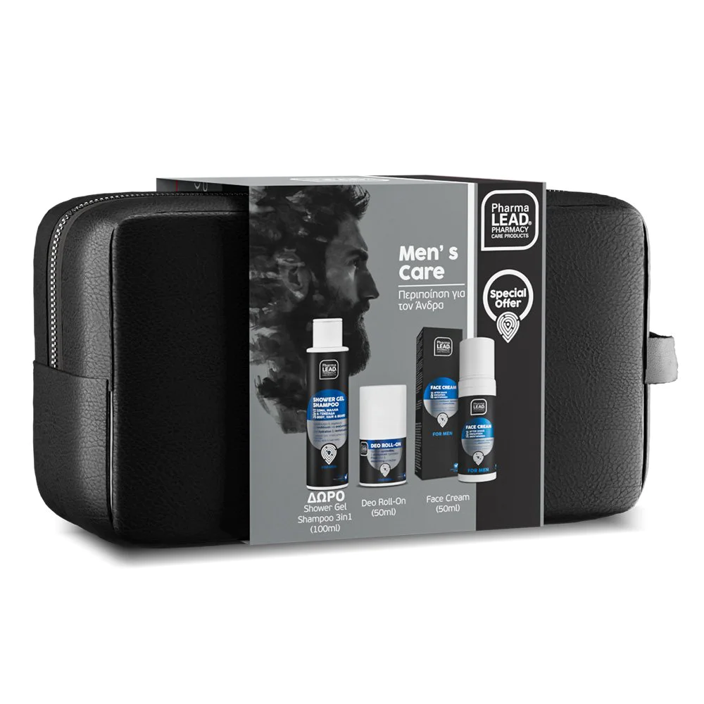 Pharmalead Promo Men’s Care Black Face & Body Gift με 3 σε 1 24ωρη Κρέμα Προσώπου 50ml, Deo Roll-on Ανδρικό Αποσμητικό 50ml & Δώρο Αφρόλουτρο 3σε1 100ml, 1σετ Pharmalead Promo Men’s Care Black Face & Body Gift με 3 σε 1 24ωρη Κρέμα Προσώπου 50ml, Deo Roll-on Ανδρικό Αποσμητικό 50ml & Δώρο Αφρόλουτρο 3σε1 100ml, 1σετ