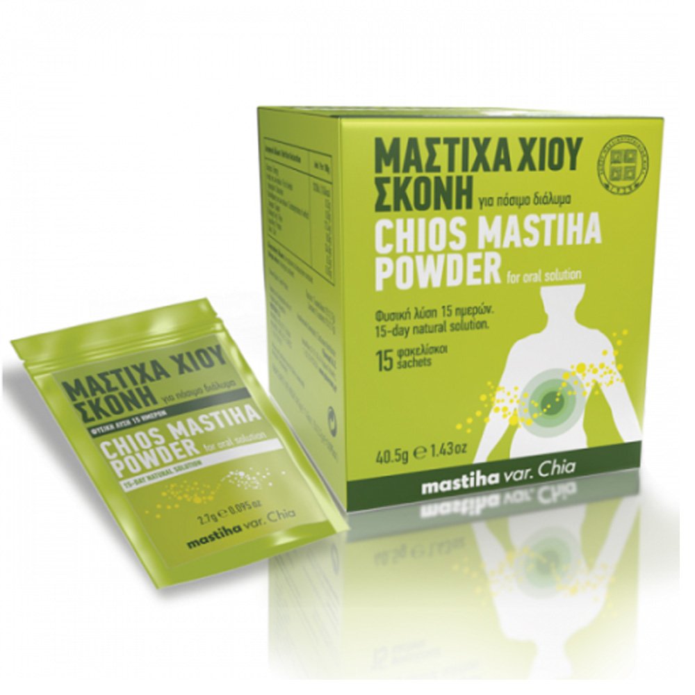 Pharmaq Chios Mastiha Powder Μαστίχα Χίου Σκόνη για Πόσιμο Διάλυμα, 15 Sachets