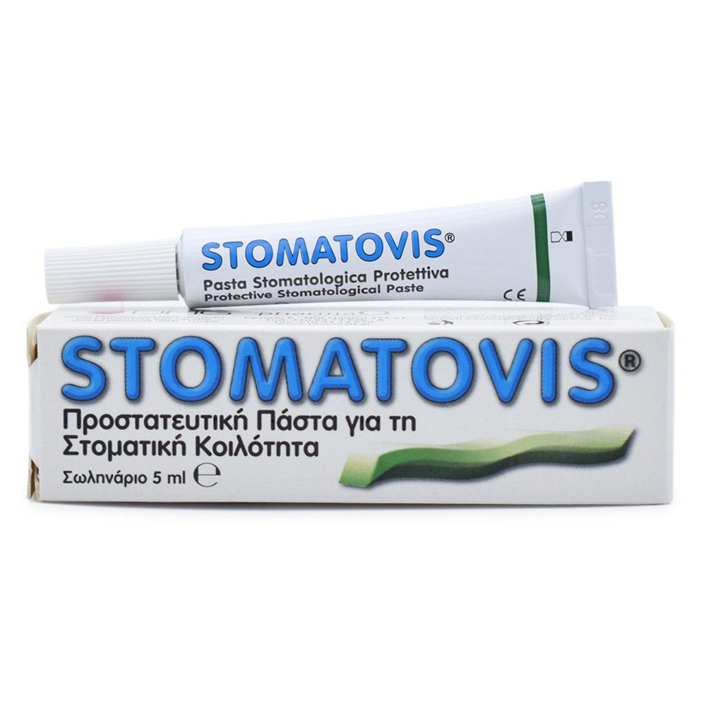 Pharmaq Stomatovis Paste Επουλωτική Στοματική Πάστα, 5ml