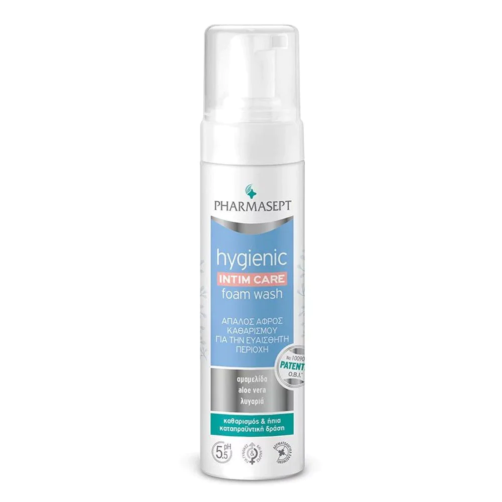 Pharmasept Hygienic Intim Care Foam Wash Αφρός Καθαρισμού της Ευαίσθητης Περιοχής & των Αιμορροΐδων, 200ml Pharmasept Hygienic Intim Care Foam Wash Αφρός Καθαρισμού της Ευαίσθητης Περιοχής & των Αιμορροΐδων, 200ml