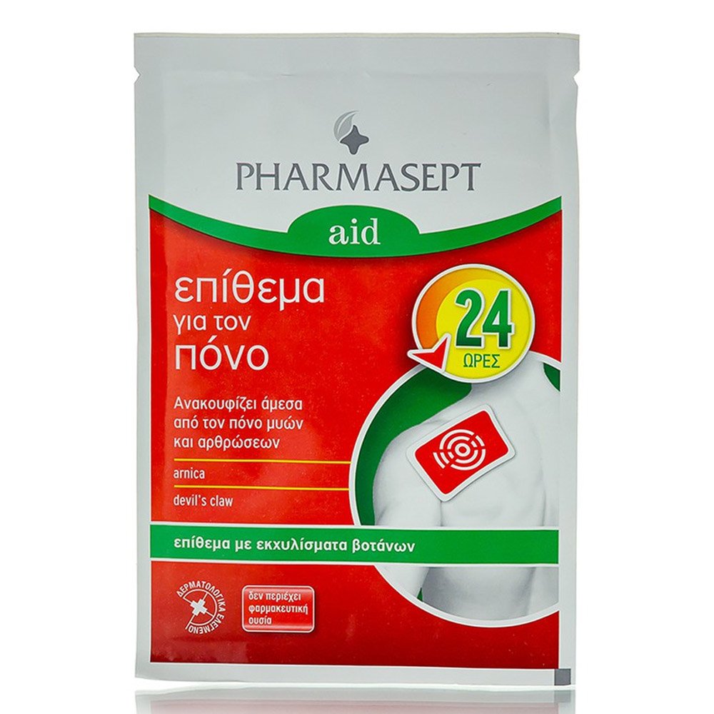 Pharmasept Aid Αναλγητικό Επίθεμα μιας Χρήσης με Εκχυλίσματα Βοτάνων, 1τμχ