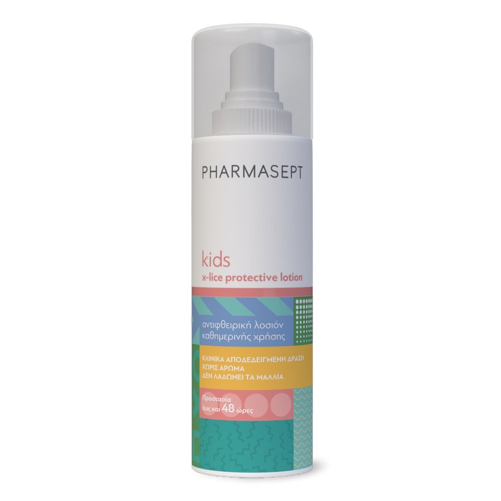 Pharmasept X-lice Cologne, Προληπτική αντιφθειρική λοσιόν καθημερινής χρήσης χωρίς άρωμα,100ml