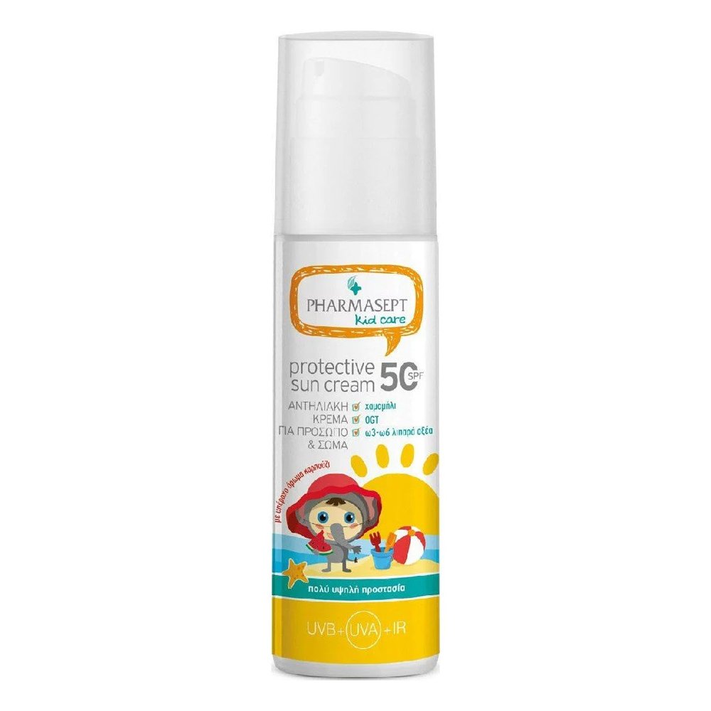 Pharmasept Kid Care Protective Sun Cream SPF50+ Παιδική Αντηλιακή Κρέμα Για Πρόσωπο & Σώμα, 150ml