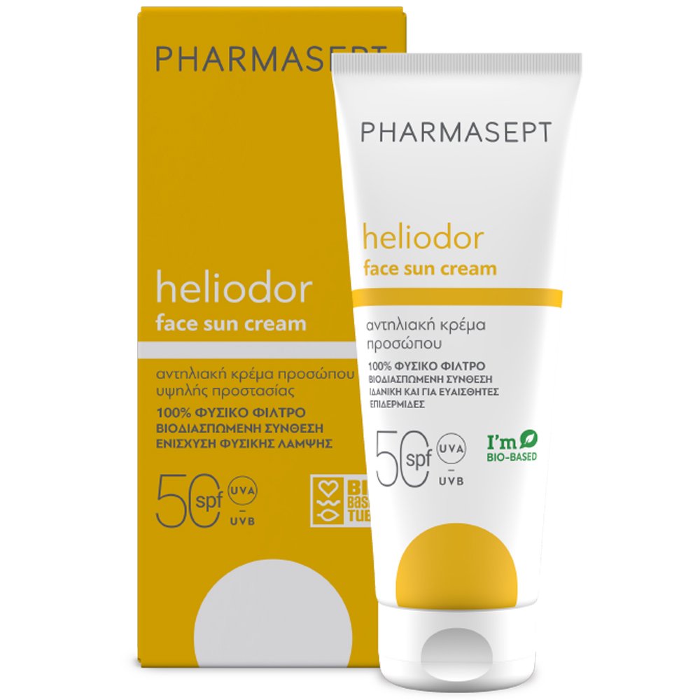 Pharmasept Heliodor Face Sun Cream Αντηλιακή Κρέμα για Πρόσωπο Spf50, 50ml