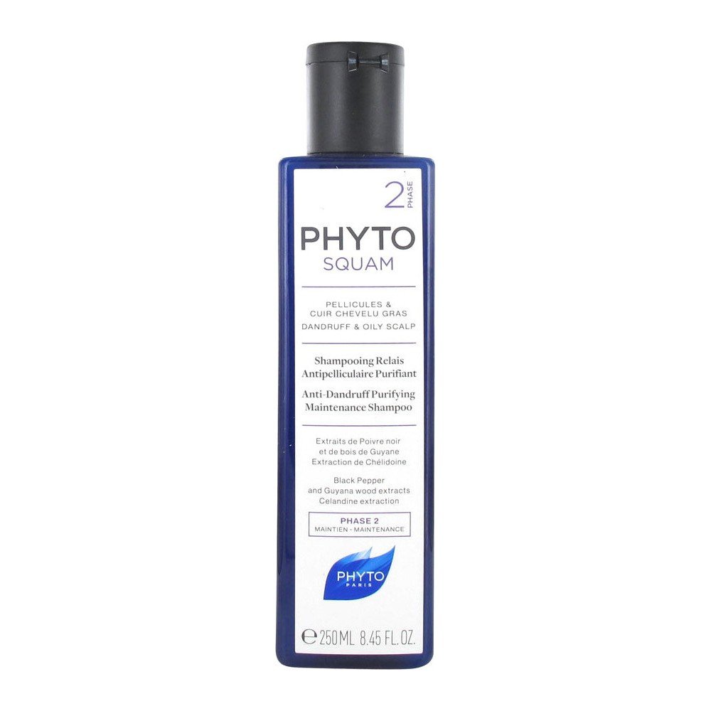 Phyto Phytosquam Σαμπουάν Κατά Της Πιτυρίδας Λιπαρά Μαλλιά, 250ml