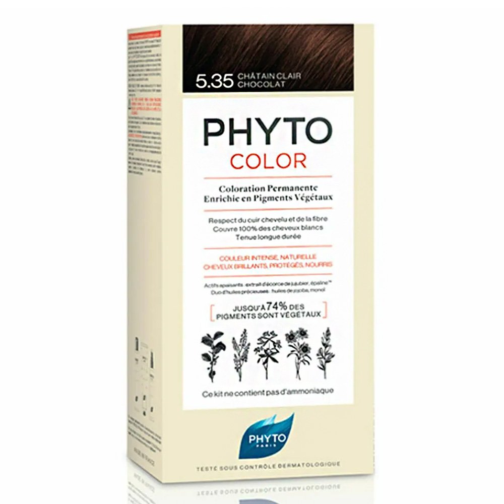 Phyto Phytocolor Βαφή Μαλλιών 5.35 Καστανό Ανοιχτό Σοκολατί, 50ml