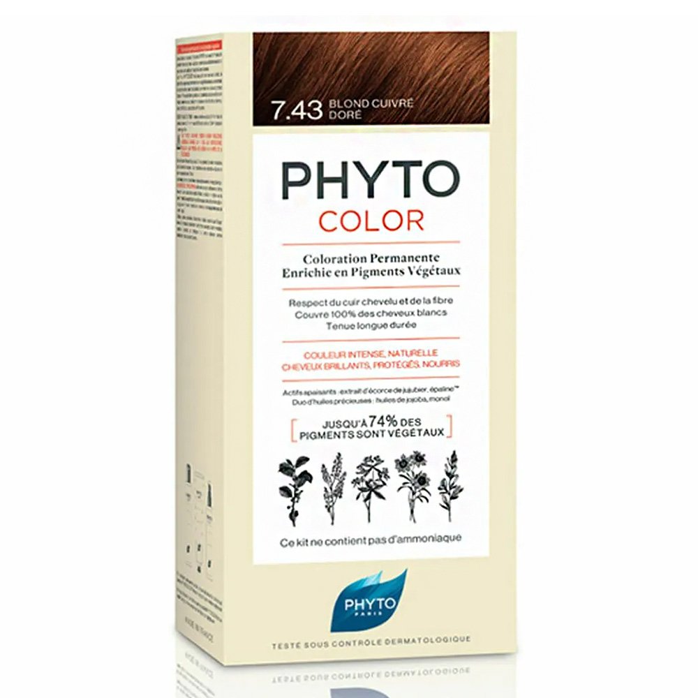 Phyto Phytocolor 7.43 Ξανθό Χρυσοχάλκινο 50ml