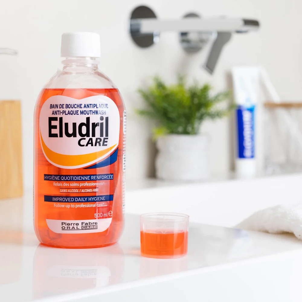 Elgydium Eludril Care Στοματικό Διάλυμα Χωρίς Αλκοόλ, 500ml