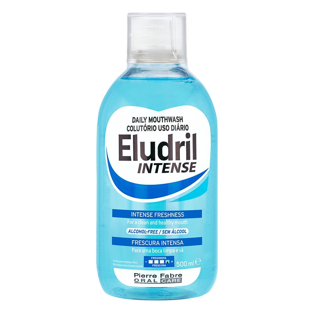 Elgydium Eludril Intense Daily Mouthwash,Στοματικό Διάλυμα για την Καταπολέμιση Βακτηρίων, 500ml