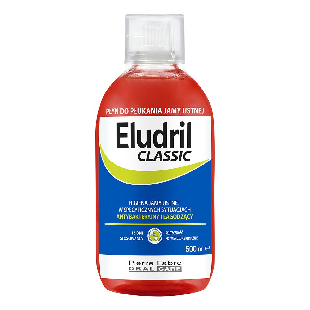 Elgydium Eludril Classic Στοματικό Διάλυμα για Καταπραϋντική και Βακτηριακή Προστασία, 500ml