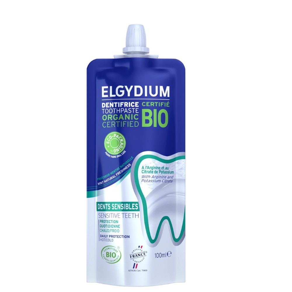 Elgydium Organic Bio Sensitive Οδοντόκρεμα για Ευαίσθητα Δόντια, 100ml