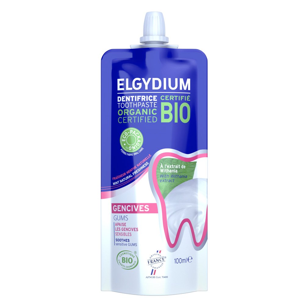 Elgydium Eco Bio Gums Οικολογικά Σχεδιασμένη Οδοντόκρεμα για Υγιή Ούλα, 100ml
