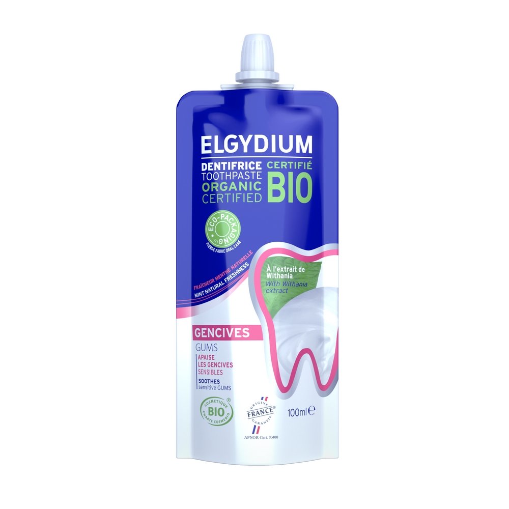 Elgydium Eco Bio Gums Οικολογικά Σχεδιασμένη Οδοντόκρεμα για Υγιή Ούλα, 100ml