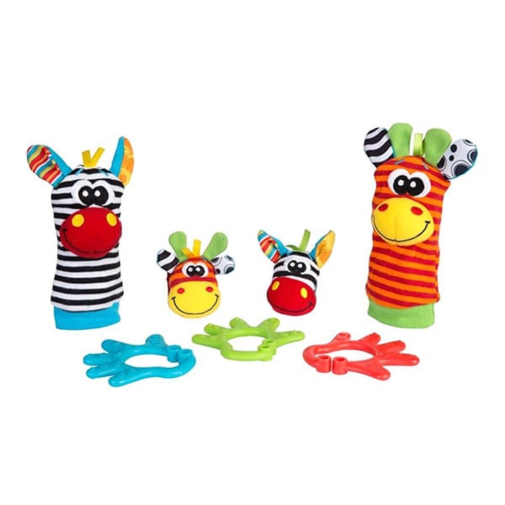 PlayGro Jungle Friends Gift Pack Σετ Δώρου με Κουδουνίστρες & Μασητικά, 1σετ PlayGro Jungle Friends Gift Pack Σετ Δώρου με Κουδουνίστρες & Μασητικά, 1σετ