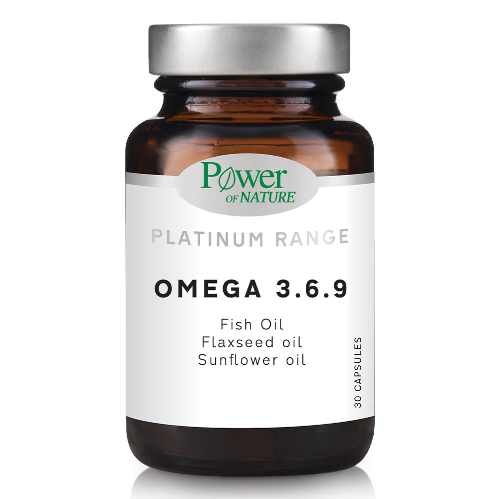 Power Health Platinum Omega 3.6.9, Συνδυαστική Προστασία Πολυακόρεστων Λιπαρών, 30 Κάψουλες