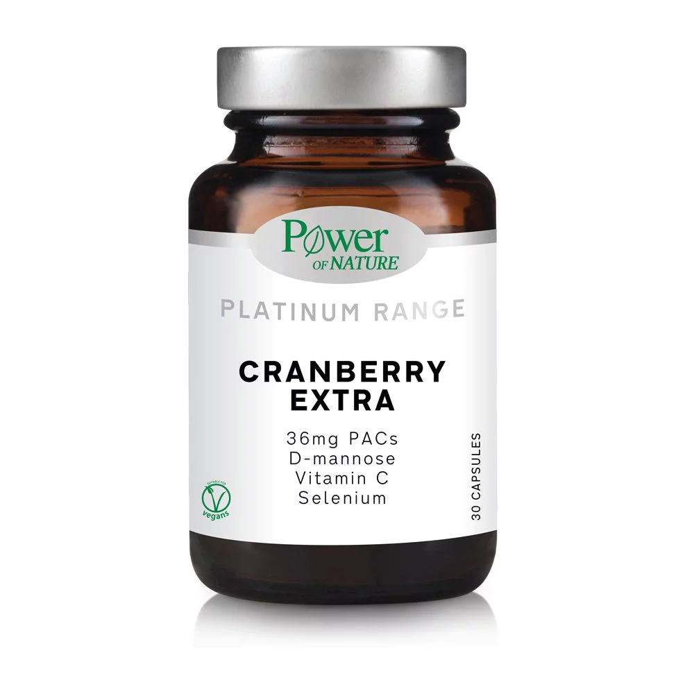 Power Health Power Of Nature Platinum Range Cranberry Extra, Συμπλήρωμα Διατροφής με Cranberry, 30caps Power Health Power Of Nature Platinum Range Cranberry Extra, Συμπλήρωμα Διατροφής με Cranberry, 30caps
