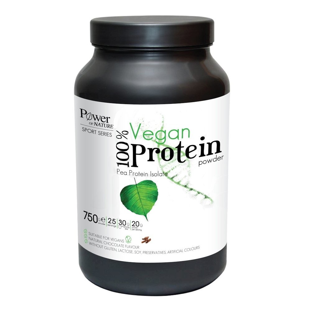 Power of Nature Vegan Protein 100% Vegan Πρωτεϊνούχο Ρόφημα, 750gr